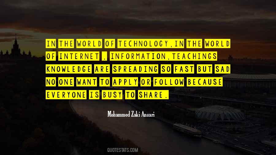 Mohammed Zaki Ansari Quotes #10139