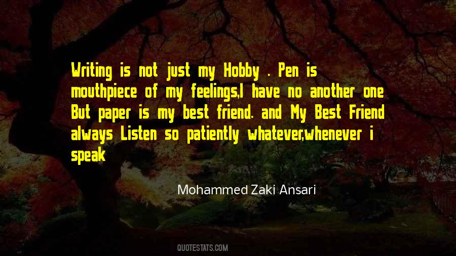 Mohammed Zaki Ansari Quotes #118109