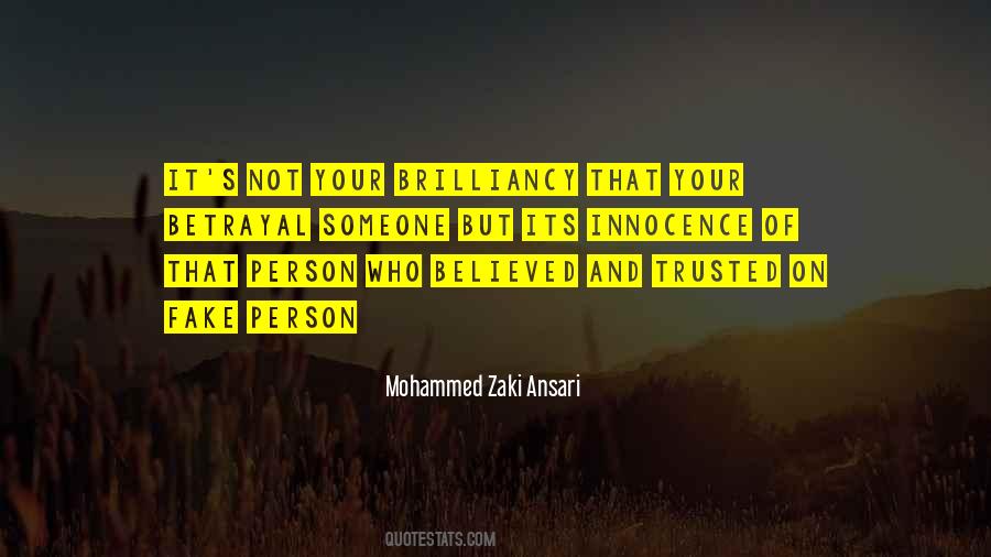 Mohammed Zaki Ansari Quotes #185827