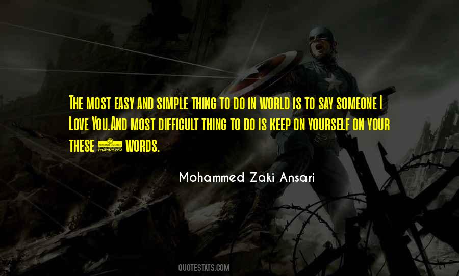 Mohammed Zaki Ansari Quotes #202663