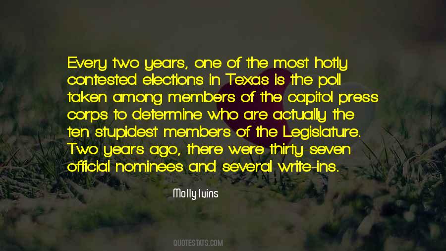 Molly Ivins Quotes #1657873