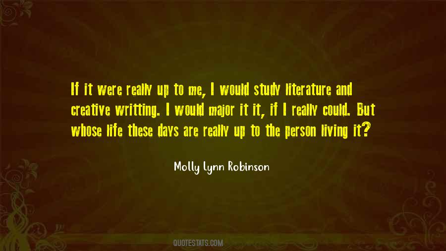 Molly Lynn Robinson Quotes #879178