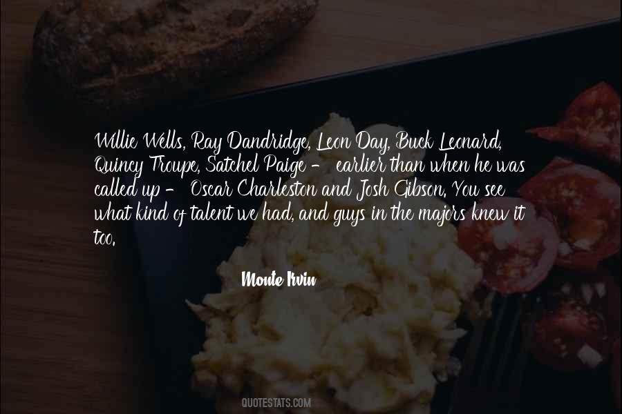 Monte Irvin Quotes #791545
