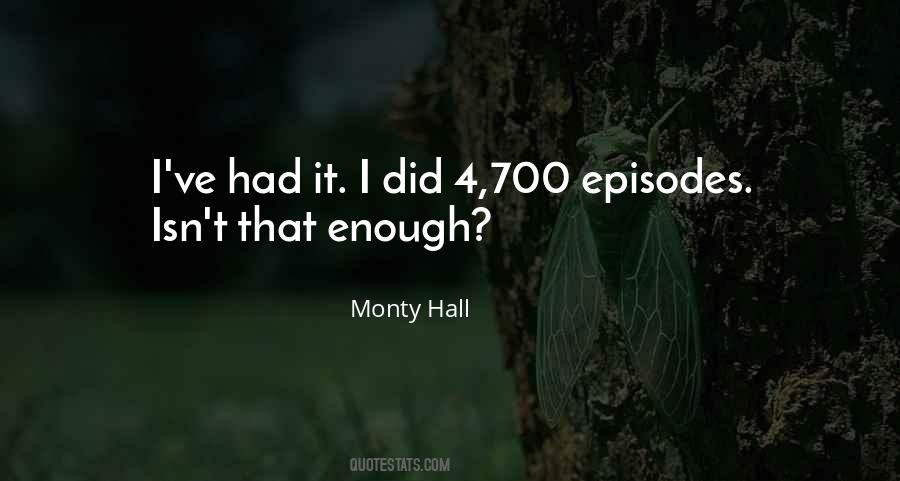 Monty Hall Quotes #137352