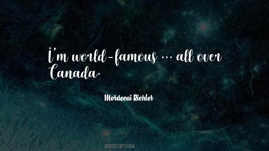 Mordecai Richler Quotes #1221212