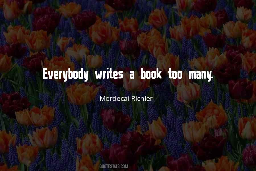 Mordecai Richler Quotes #1392022