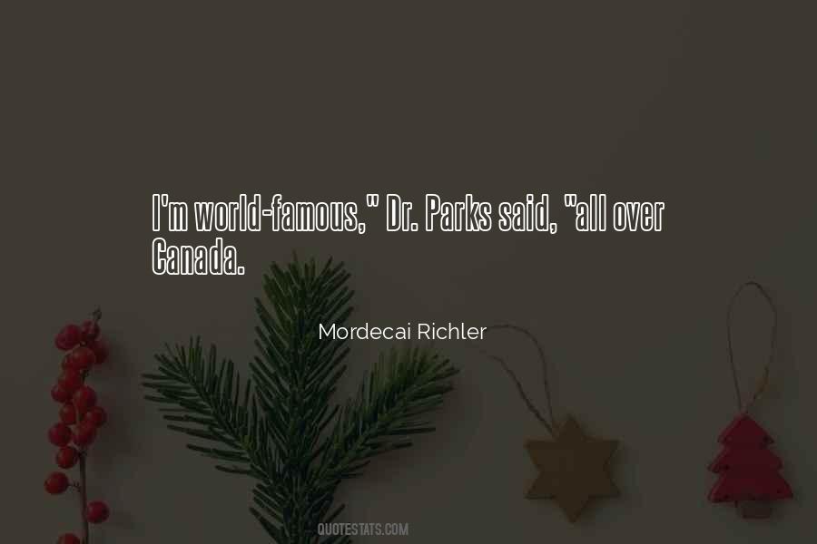 Mordecai Richler Quotes #999254
