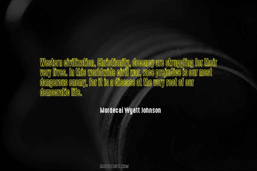 Mordecai Wyatt Johnson Quotes #117717