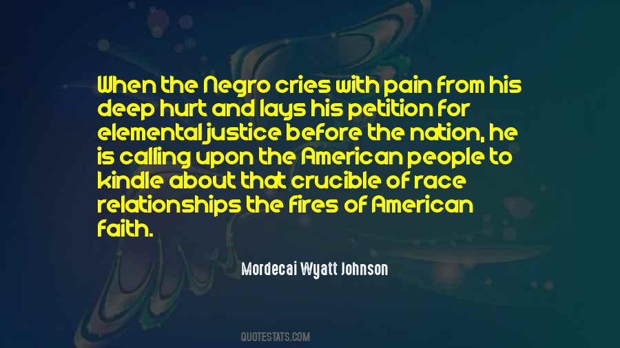 Mordecai Wyatt Johnson Quotes #1262253