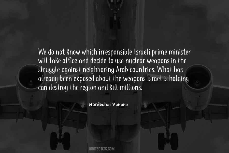 Mordechai Vanunu Quotes #1802172