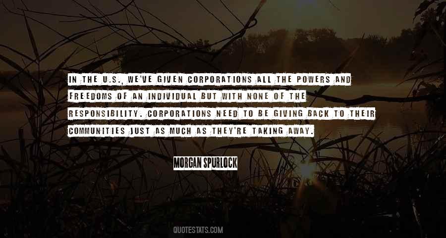 Morgan Spurlock Quotes #19091