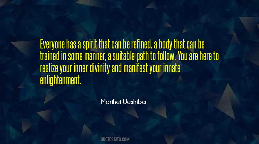 Morihei Ueshiba Quotes #107436