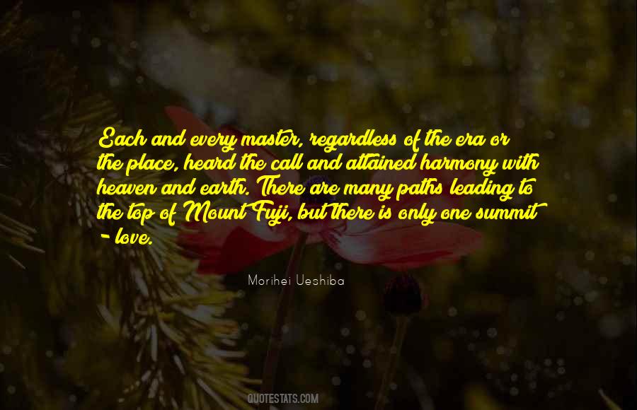 Morihei Ueshiba Quotes #493494