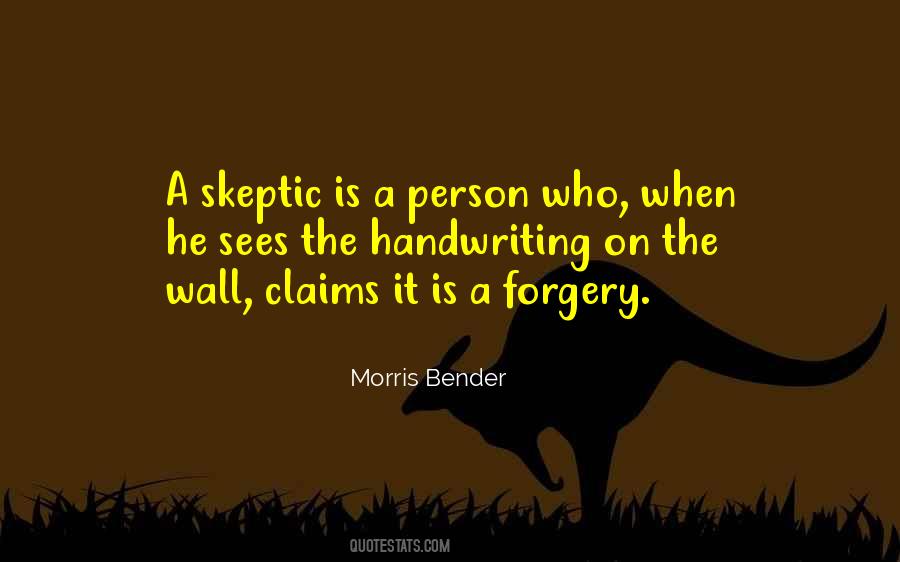 Morris Bender Quotes #401384