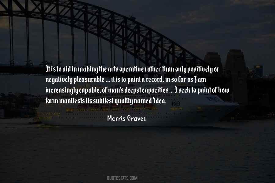 Morris Graves Quotes #1795393