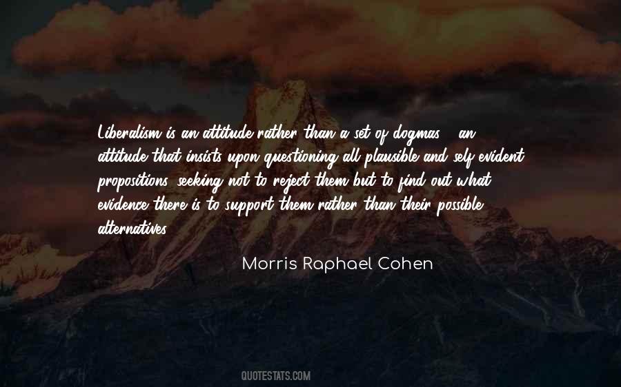Morris Raphael Cohen Quotes #400913