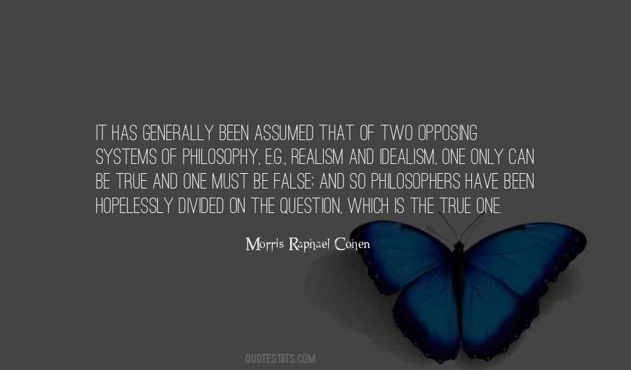 Morris Raphael Cohen Quotes #661883