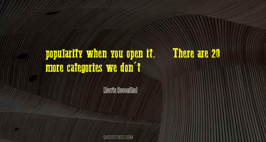 Morris Rosenthal Quotes #360095 Morris Rosenthal Quotes #360095