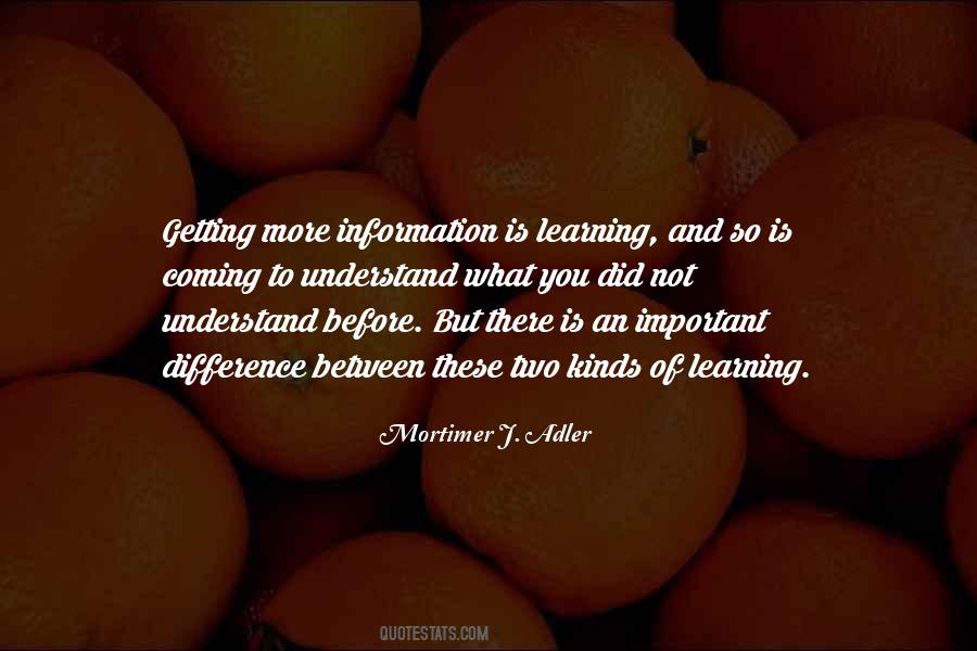 Mortimer J. Adler Quotes #1141453