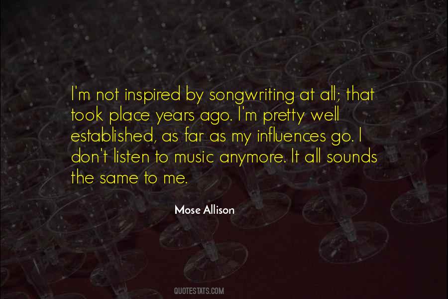 Mose Allison Quotes #1760800