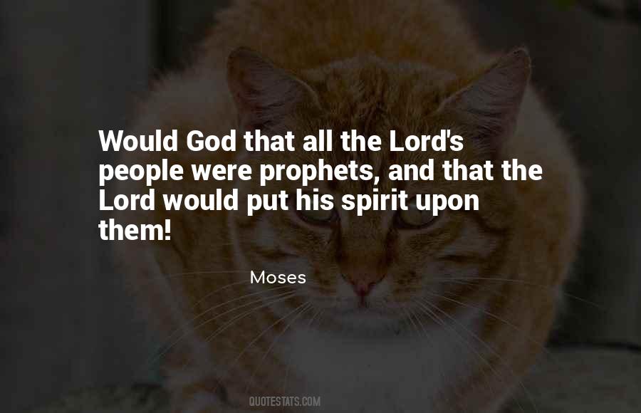 Moses Quotes #1777696