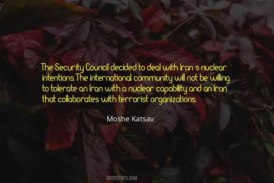 Moshe Katsav Quotes #1495148