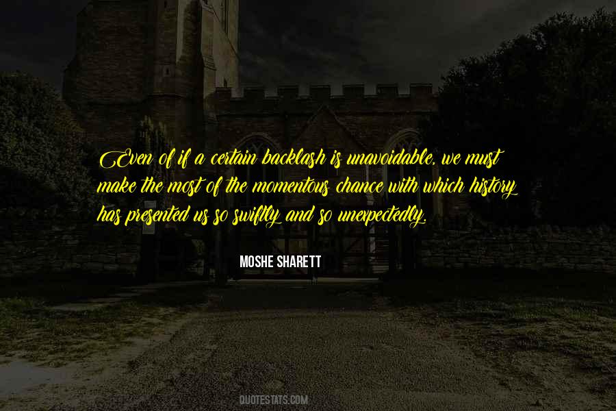 Moshe Sharett Quotes #1138949