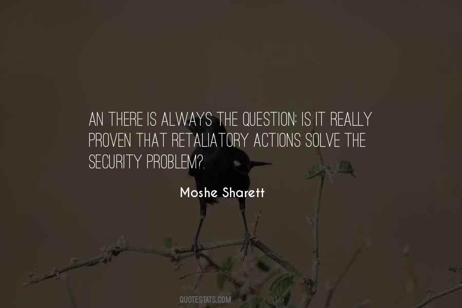 Moshe Sharett Quotes #962132