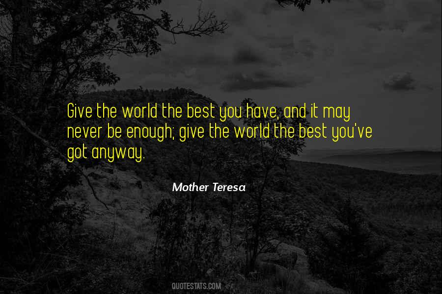 Mother Teresa Quotes #294818