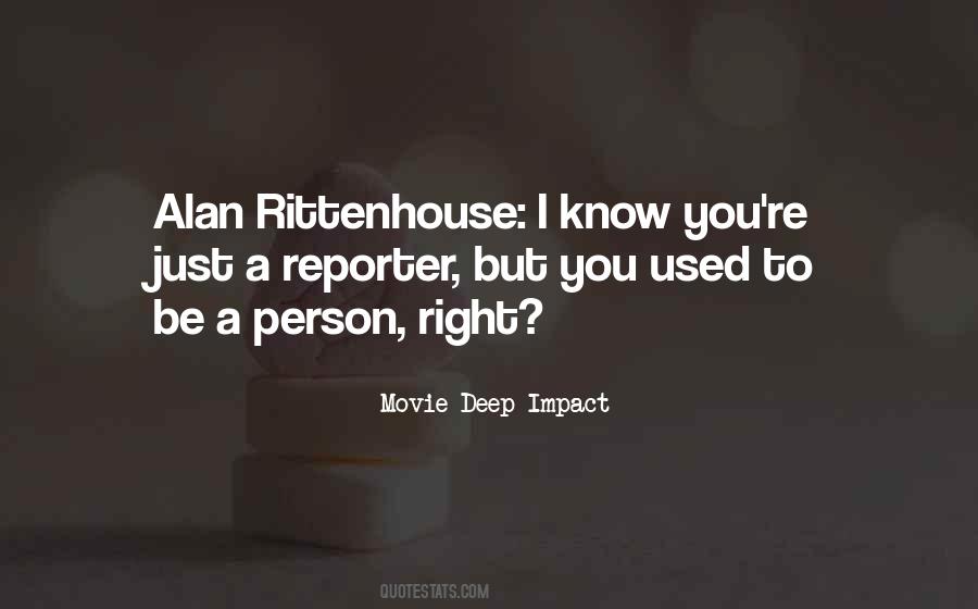 Movie Deep Impact Quotes #806488 Movie Deep Impact Quotes #806488