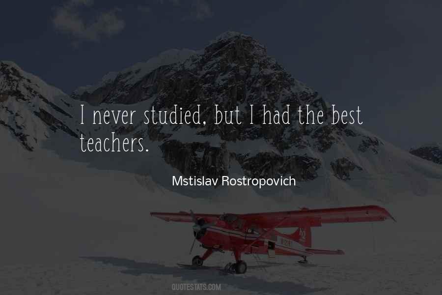Mstislav Rostropovich Quotes #234785