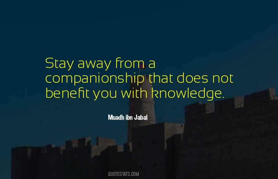 Muadh Ibn Jabal Quotes #358062