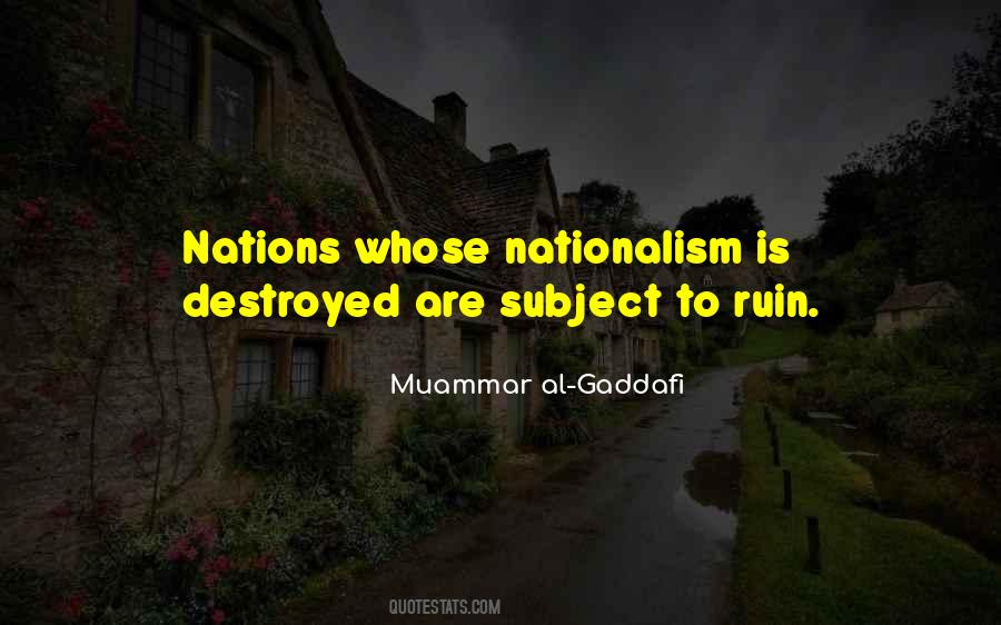 Muammar Al-Gaddafi Quotes #1875095