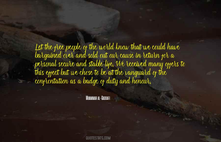 Muammar Al-Gaddafi Quotes #299673