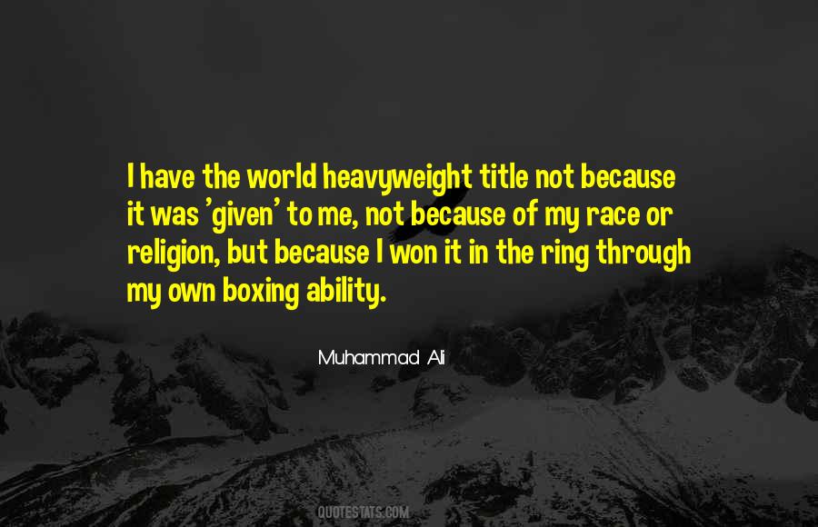 Muhammad Ali Quotes #463761