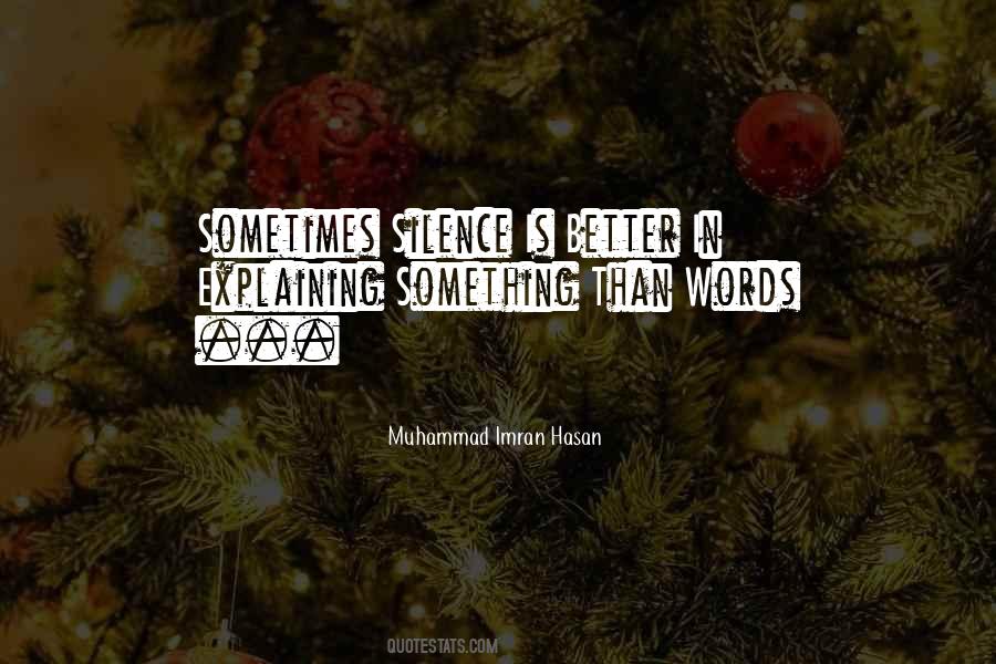 Muhammad Imran Hasan Quotes #213073