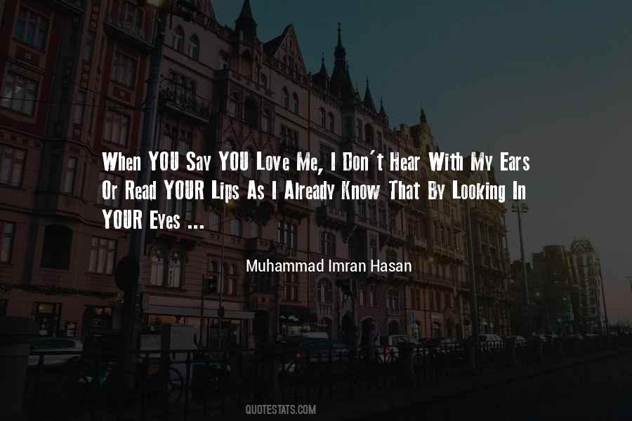 Muhammad Imran Hasan Quotes #85277