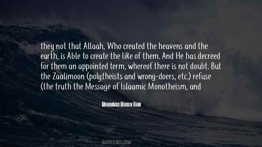 Muhammad Muhsin Khan Quotes #1805439