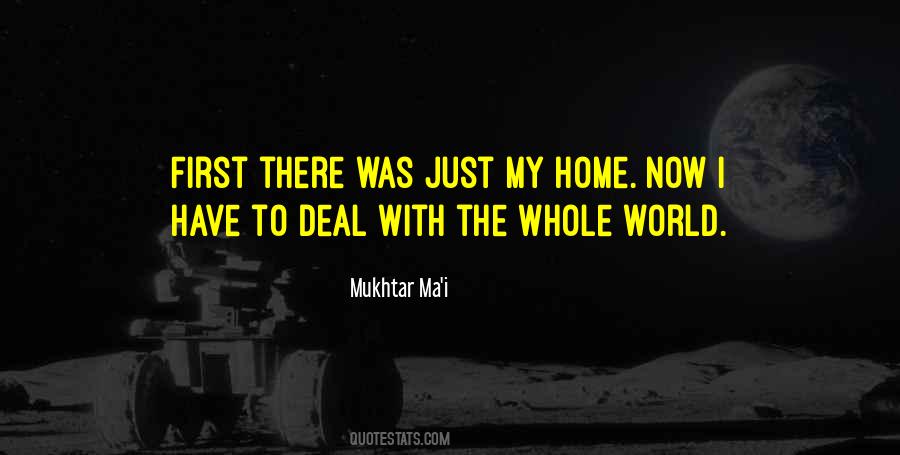Mukhtar Ma'i Quotes #1369629
