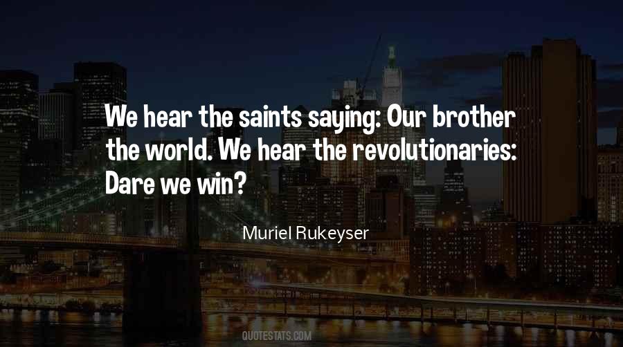 Muriel Rukeyser Quotes #1687090