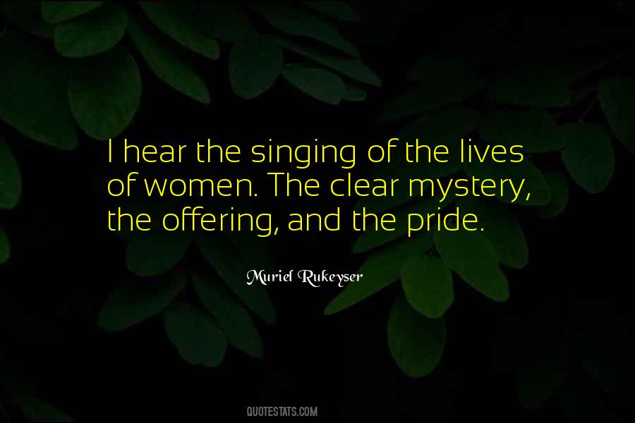 Muriel Rukeyser Quotes #1801819