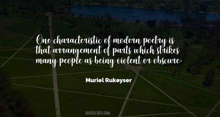Muriel Rukeyser Quotes #74324