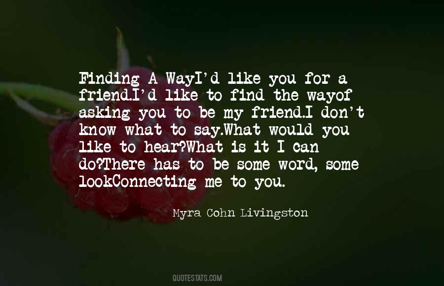 Myra Cohn Livingston Quotes #567871