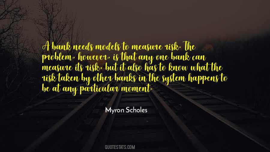 Myron Scholes Quotes #1585136