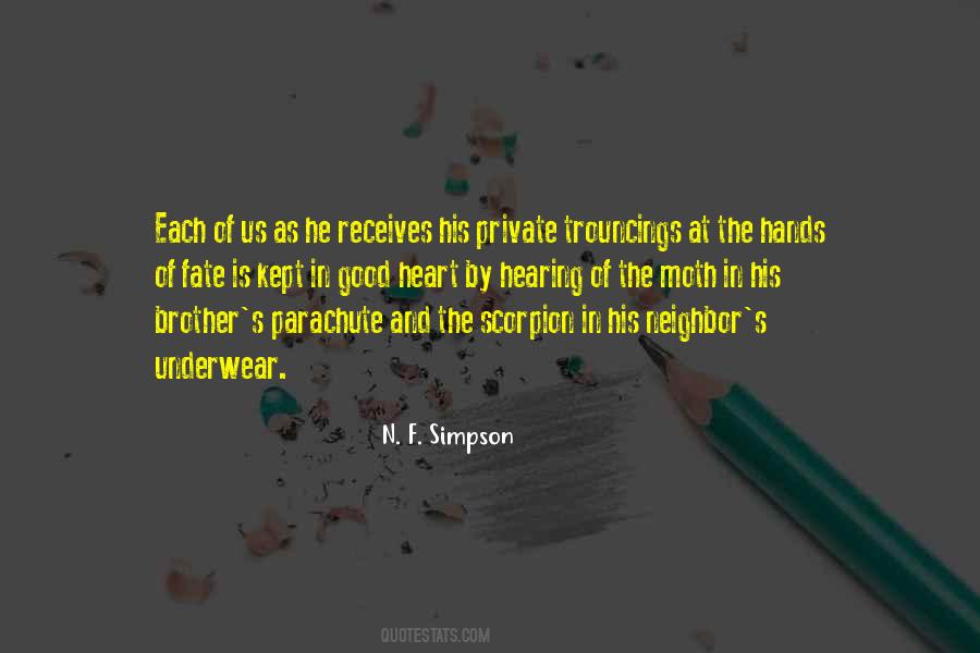 N. F. Simpson Quotes #195784
