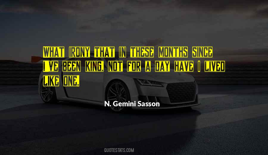 N. Gemini Sasson Quotes #484544