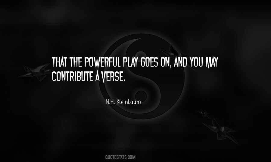 N.H. Kleinbaum Quotes #775924