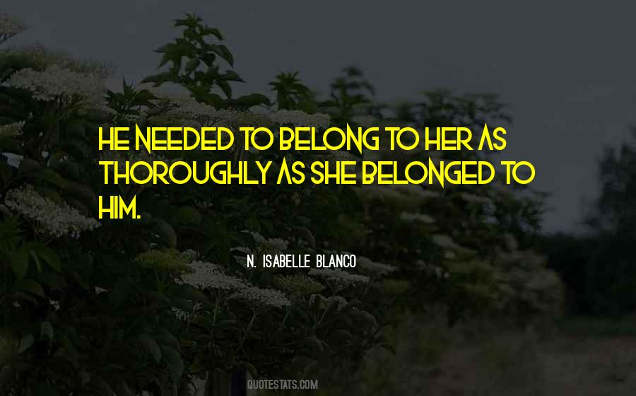 N. Isabelle Blanco Quotes #12101 N. Isabelle Blanco Quotes #12101