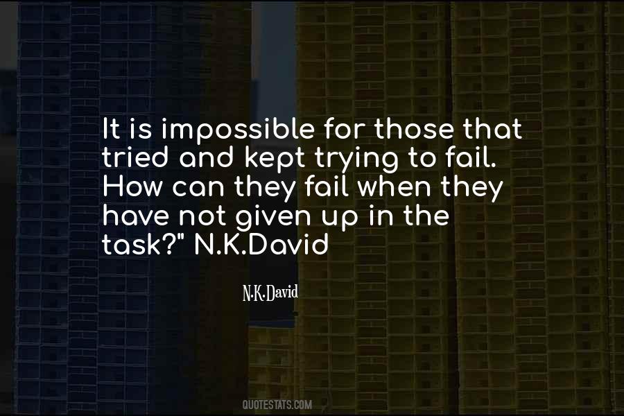 N.K.David Quotes #942504