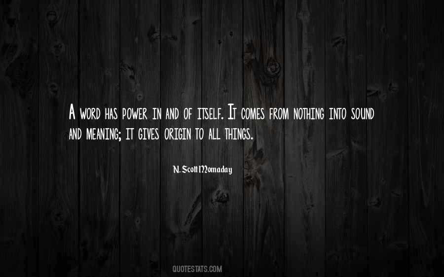 N. Scott Momaday Quotes #937490